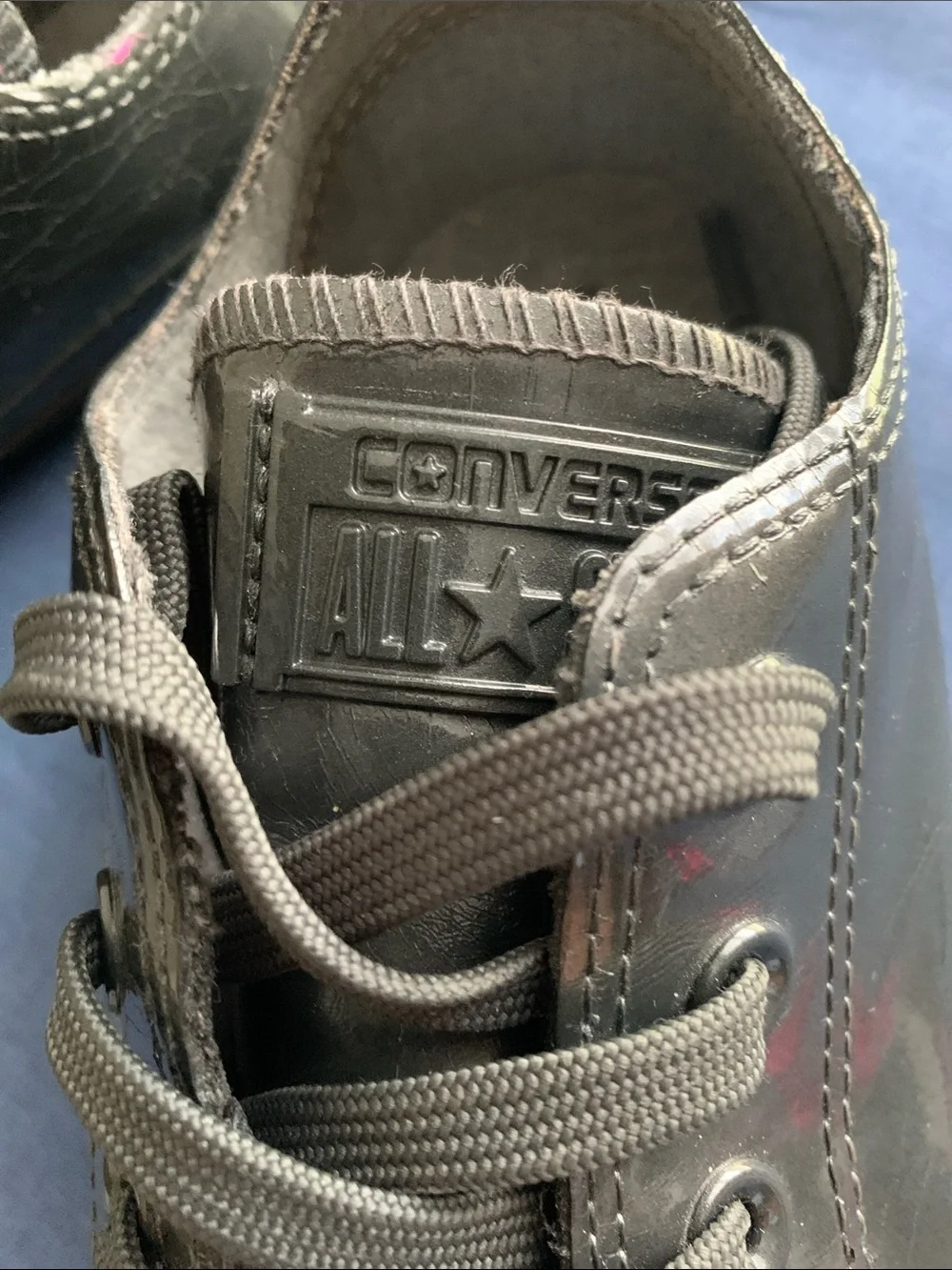 Converse Women's Low Top Athletic Sneakers- Gun Metal Gray